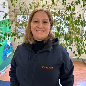 Portrait d’une collaboratrice de l’entreprise de nettoyage Clanet